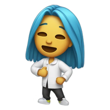 Personne qui fais en dab sticker