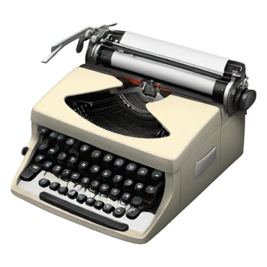 Remington portable typewriter sticker