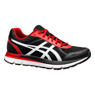 Running shoes placed on a professional track, ready for action. The background features a grand stadium with cheering spectators on the stands. The scene is lit by bright sunlight, highlighting the energy of competitive running. Transparent background enhances focus on the sport. sticker