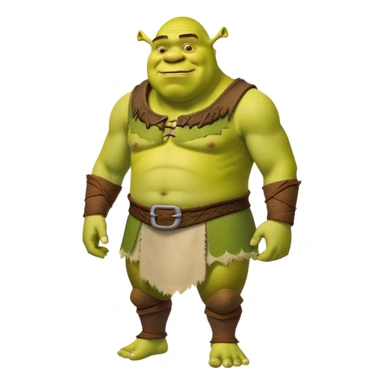 Very Slim Shrek fullbody sticker