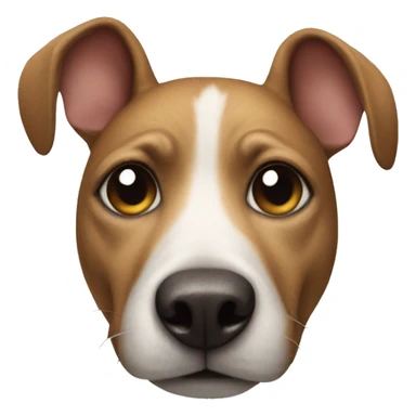 Dog with a rat face sticker