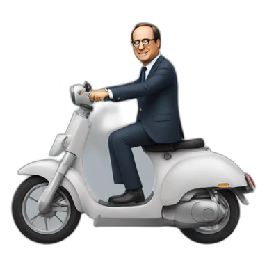 Hollande a trottinette sticker