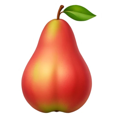 pear with red blush  sticker