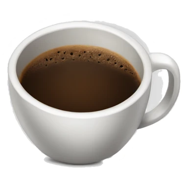 A dirty cup of coffee without a face sticker