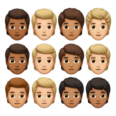 70s 80s men with hair style  sticker