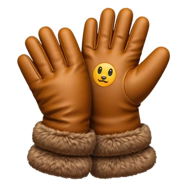 just fur glove  sticker