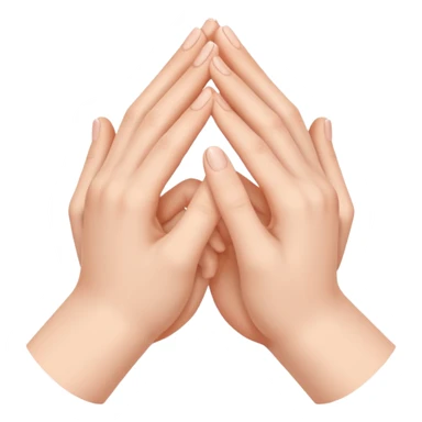 Two hands holding each other with love sticker