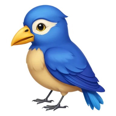 blue bird from brrazil sticker