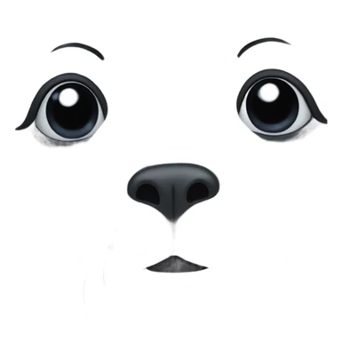 fluffy harp seal  sticker