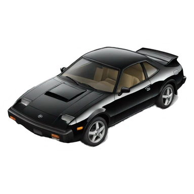 Toyota celica negro sticker