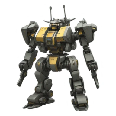 japanese mech sticker