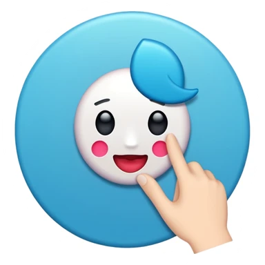 Verificacion de Tiktok azul sticker