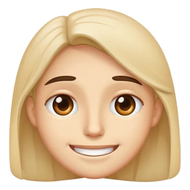 Tired eyes with smile  sticker