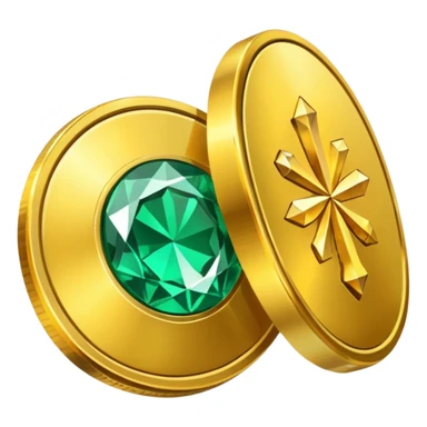 coin and gems sticker