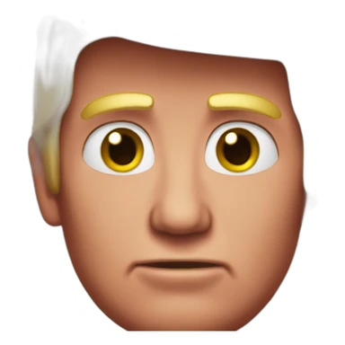 donald trump red skin sticker