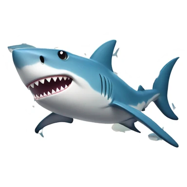 Shark wearing bikini sticker