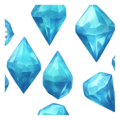 Sims iceblue plumbob crystal  sticker
