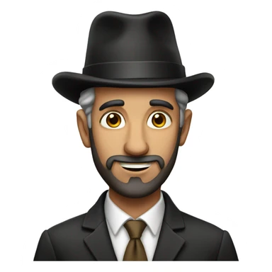 a jewish man sticker