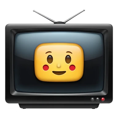 Create an emoji in which it is representing an app like YouTube professional logo of this app but don't make it like YouTube this app name as :- InSights TV sticker