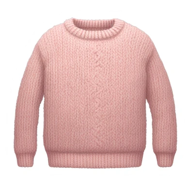 Light pink knitted sweater  sticker