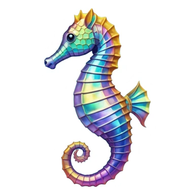 Sea horse sticker