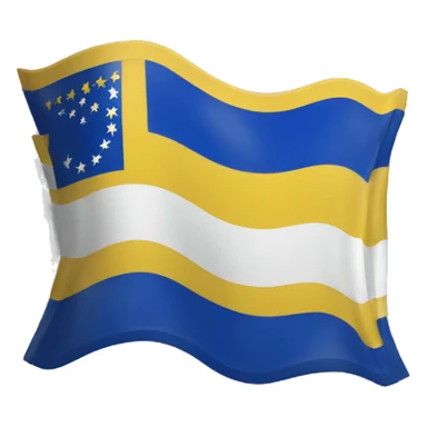 Bosnian flag from 1992-1995 sticker