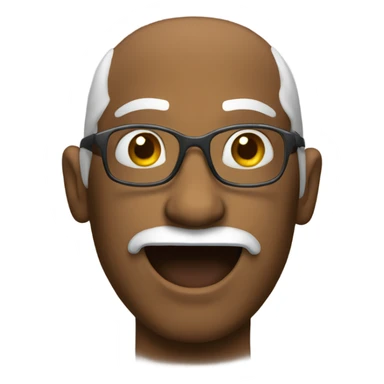 Usando óculos dando lingua sticker