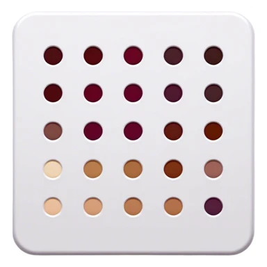 dark burgundy Paint palette sticker