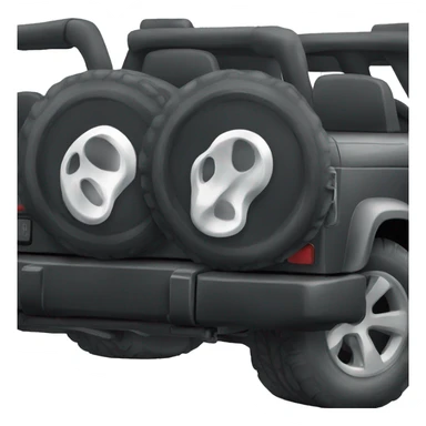 All black jeep sticker