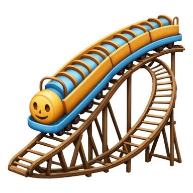 roller coaster sticker