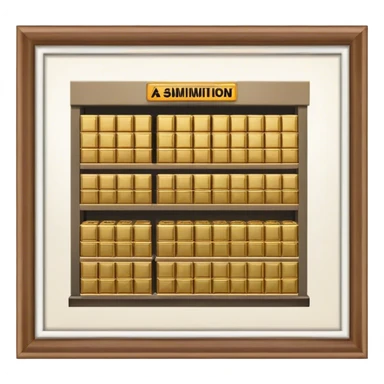 a warehouse with ammunition sticker