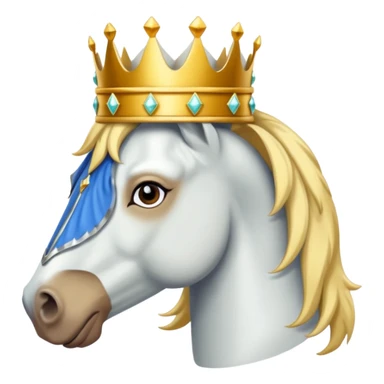 horse princess sticker