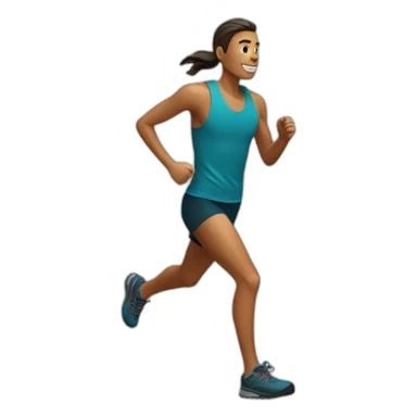 trail running sticker