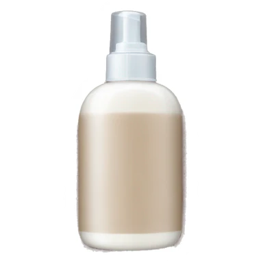 hair mousse in a faceless bottle sticker