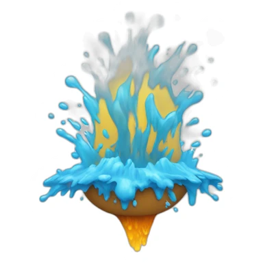 Explode Water sticker