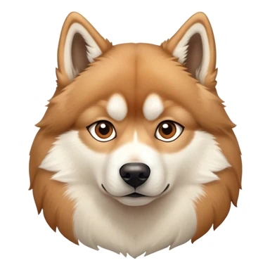 Light Brown Husky  sticker