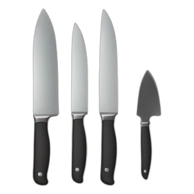 knife setting table sticker