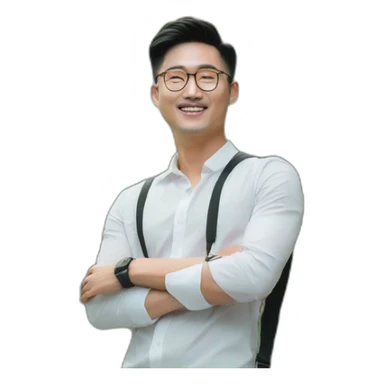 A Man was Standing At A Tree with An Style Phose For Photo shoot at Background KL University sticker