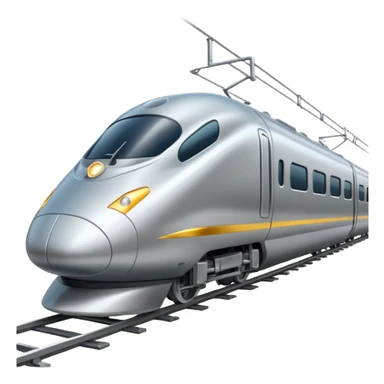 super fast train sticker