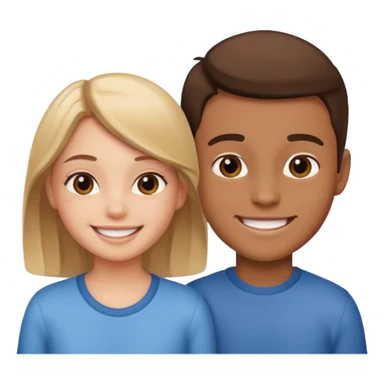 Girl besti and boy bestie  sticker