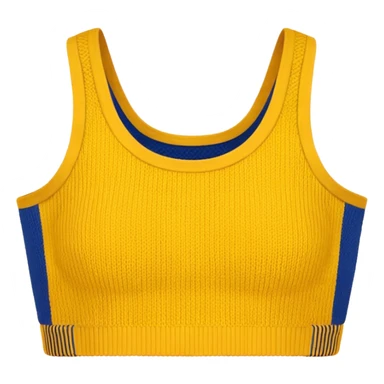 golden yellow crop top. sticker