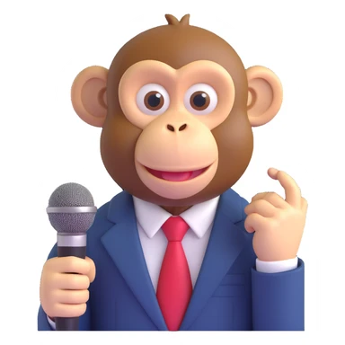 interview monkey sticker