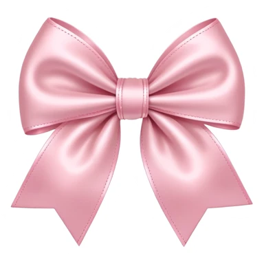 Baby pink bow sticker