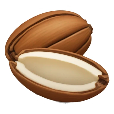 One pecan nut sticker
