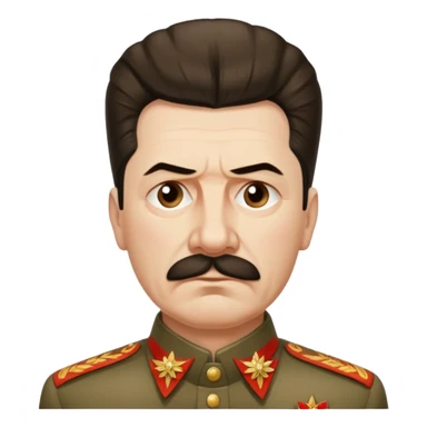 Joseph stalin is sad sticker