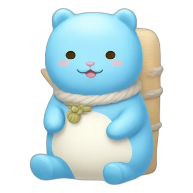 sumikkogurashi-tokage-skyblue sticker