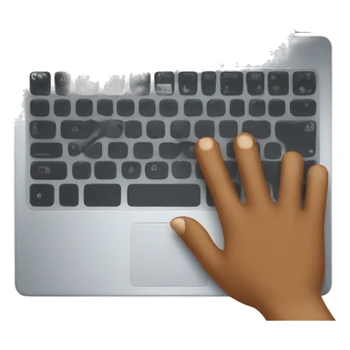 Clicking a laptop sticker