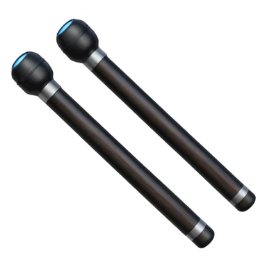 two police batons sticker