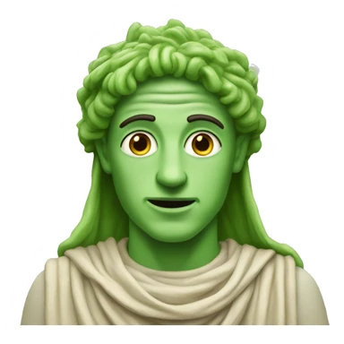 hummus green god sticker