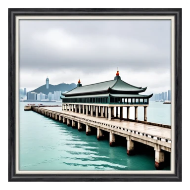 Hong Kong’s Queen’s Pier sticker